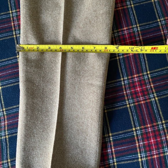 Scavini trousers in wool herringbone tweed. - Picture 6 of 7